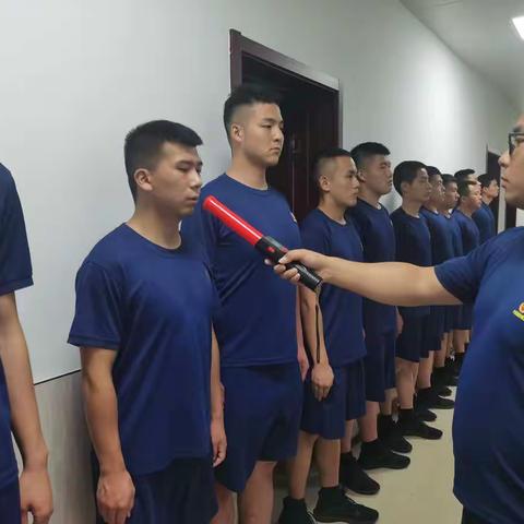 定兴县华建路消防站组织进行饮酒抽查