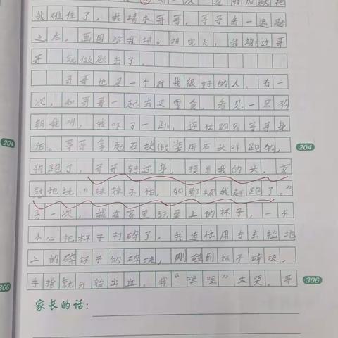 三年级优秀作文——我和我的哥哥