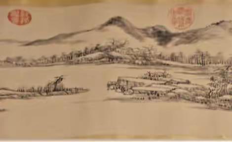 清·董邦达《溪山深秀图》作品欣赏