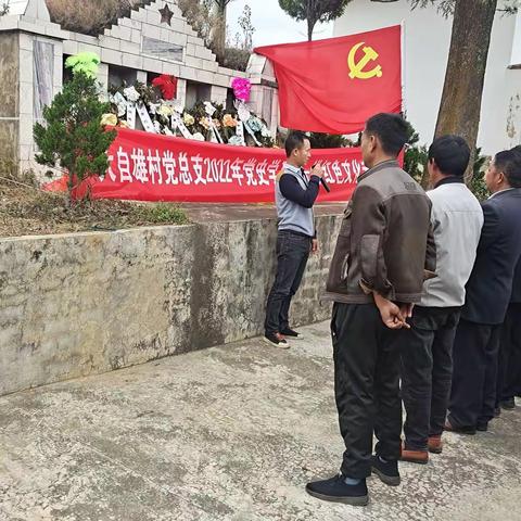 缅怀革命先烈，传承红色基因，巍巍青山埋忠骨，朵朵白花寄哀思