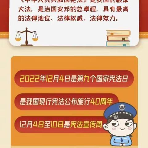 【国家宪法日】学法守法  健康成长——嘉庚实验幼儿园“12.4”国家宪法日知识宣传