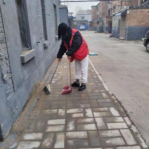 北道门社区开展环境清洁活动彩霞