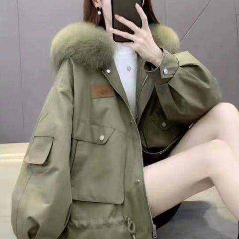 新款獭兔毛内胆派克服系列