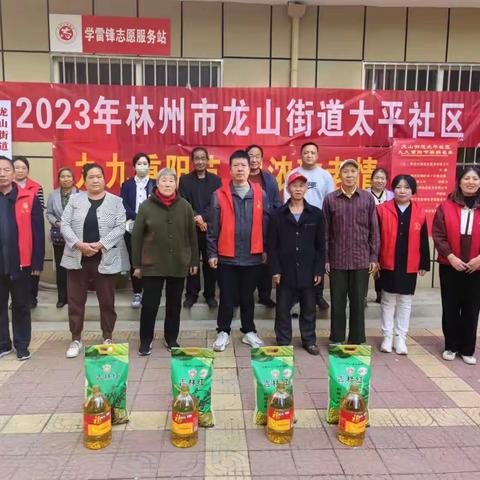 林州市龙山街道太平社区开展“九九重阳节 浓浓敬老情”重阳节活动