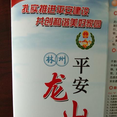 无论春夏秋冬 平安在你心中 太平社区开展平安建设活动