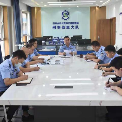 刑侦大队党支部开展“喜迎二十大 书记讲党课”活动