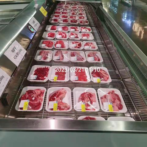 3月21日生鲜第二次开业陈列图片