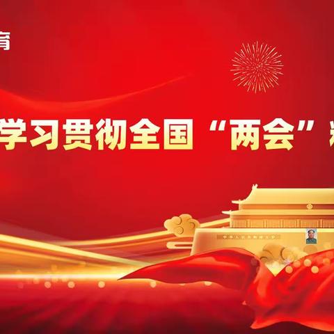 深入学习贯彻全国“两会”精神