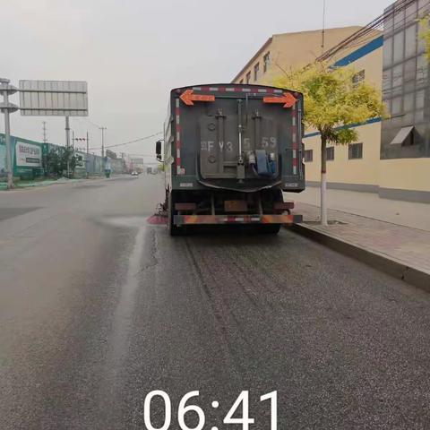 【亮城丽都-高阳庞口】环卫车辆作业整洁优化环境