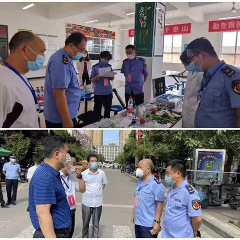 【鄠邑市场监管】全面加强中考期间食品安全和餐饮业进店扫码疫情防控安全