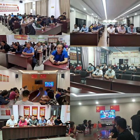 海棠区组织观看第3期乡村振兴电视夜校节目