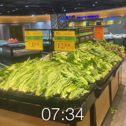 台北路店3月23日生鲜第一次开业