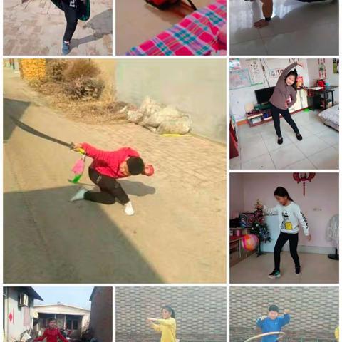 仵龙堂乡何官屯学校停课不停练