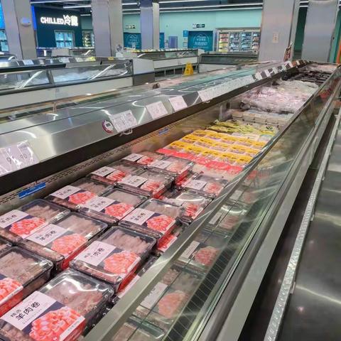 12月29日生鲜第一次开业陈列图片