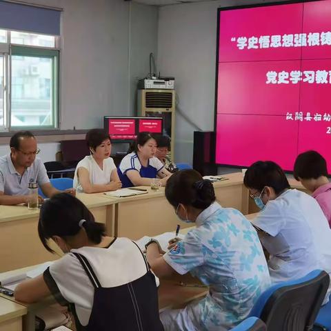 县妇幼院第二党支部召开党史学习教育组织生活会