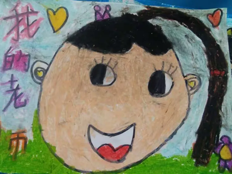 孩子心目中的我😁