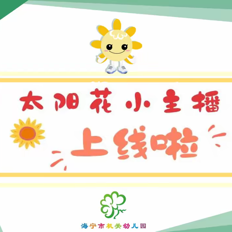 海宁机幼太阳花小主播：大班《游戏大玩家，等你来分享》