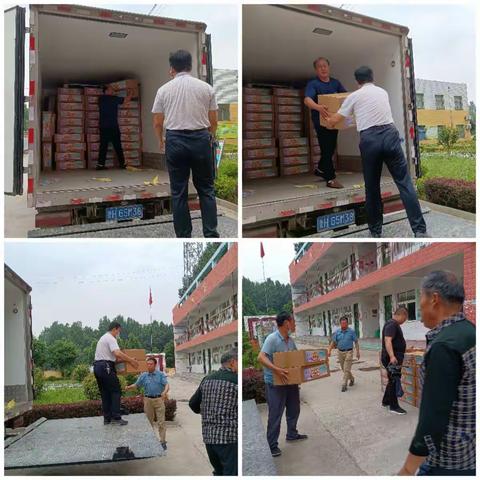 童心筑梦，快乐启航————馆驿镇东田店小学捐赠仪式