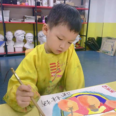 【黄红蓝美育】渌口校区-达利想象画班-胡锦远