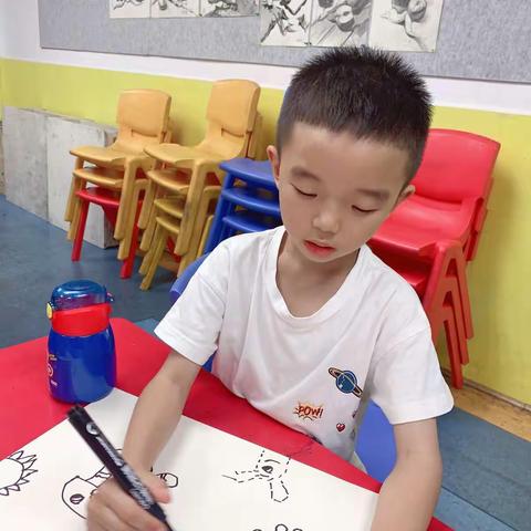 【黄红蓝美育】渌口校区-达利想象画班-熊泓宇