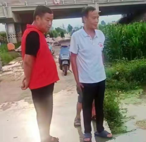 防汛不松懈，我们在行动—九圣营村防汛排险巡查纪实