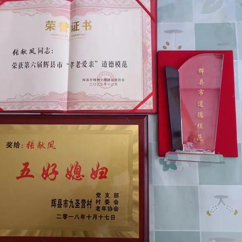 九圣营村为荣获辉县市精神文明建设先进模范的宣传活动纪实