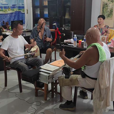 九圣营村豫剧团演练活动纪实