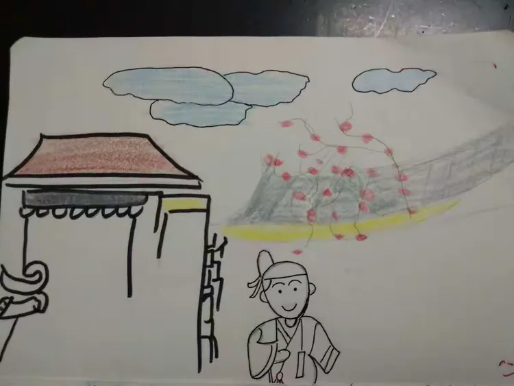 精彩题诗画·第4周——《游园不值》