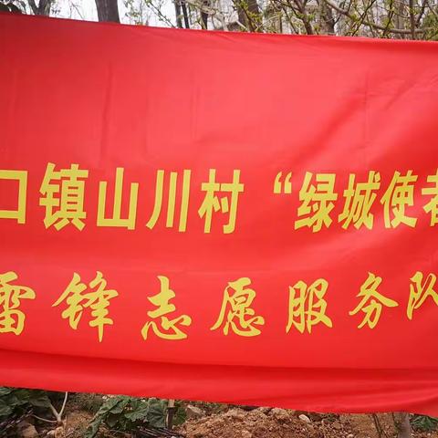 我是党员我带头    我为山川添抹绿———山川村举行党员干部义务植树活动