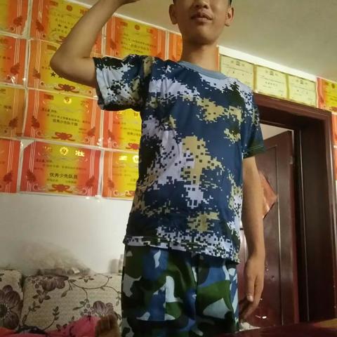 儿子军训记