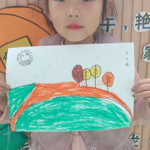 后发达小学附属幼儿园大班十月美术作品集