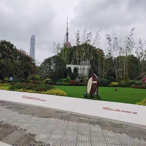 一月-北外滩滨江绿地