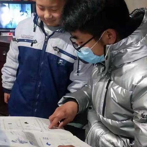 南陈联校西堡头小学三年级寒假家访纪实