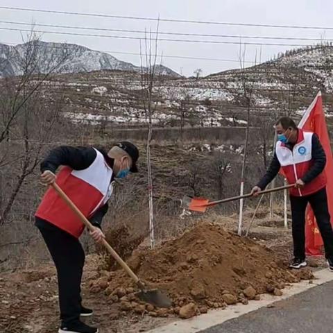 “相约冬奥—扛红旗、当先锋”下花园区地方道路管理站扎实做好行道树绿化前期工作