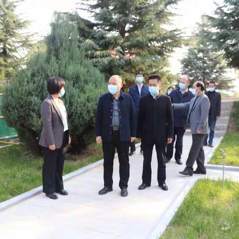 市级爱国主义教育基地第五考察组实地考察千阳烈士纪念园