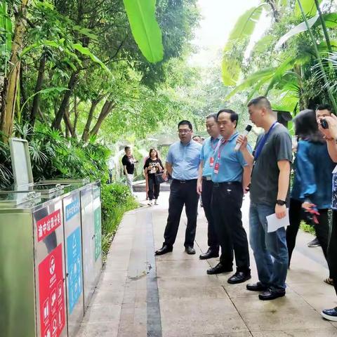 区政协主席陈大奎率队视察渝中区垃圾分类工作