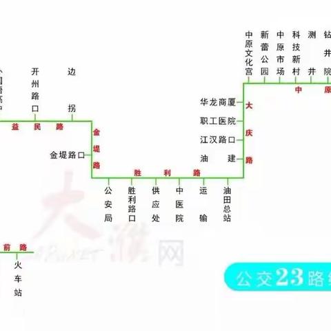 大濮阳公交-23路公交线路图