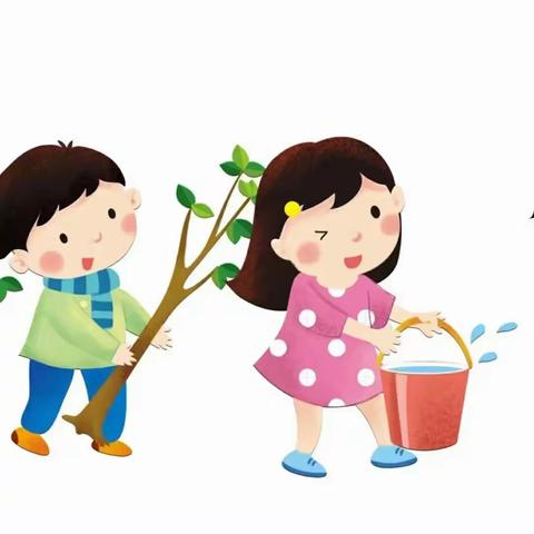 “拥抱春天呵护绿色”文硕幼儿园大三班植树节活动