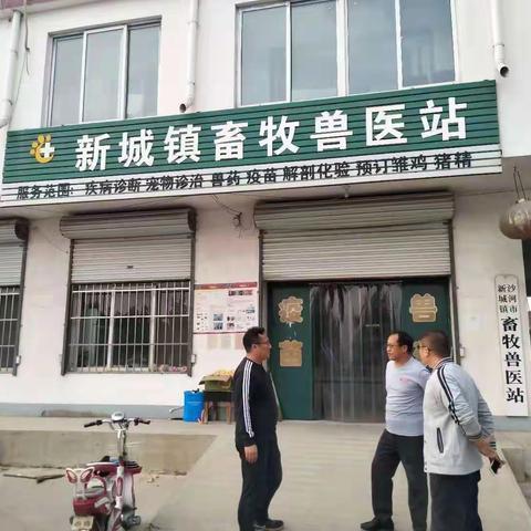 新城镇开展非洲猪瘟防控工作巡查行动