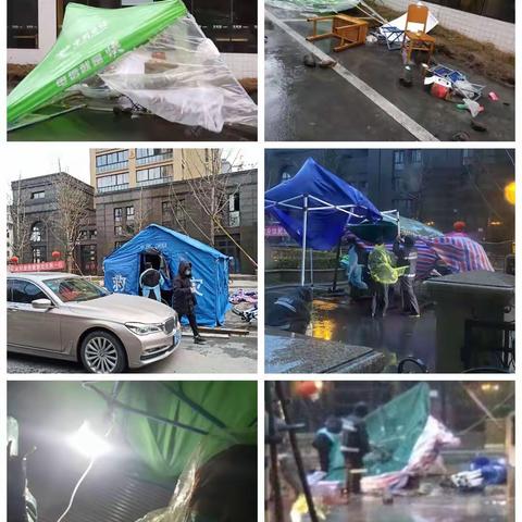 不畏风雨，寒夜中的守护者