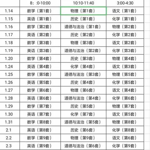 备中考    细研真题不言累         重实效    家校合力助成长