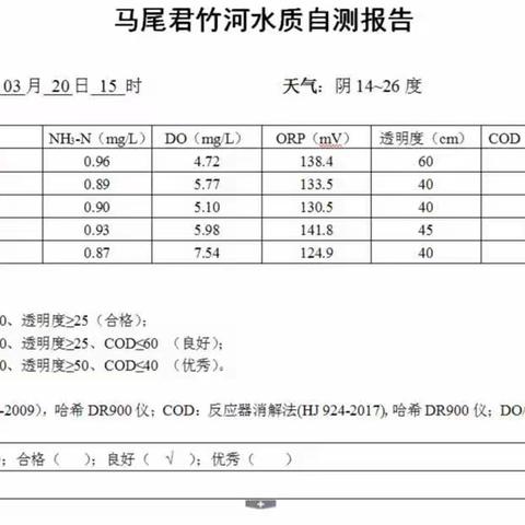 市政君竹河水系运营及维护日志2023.03.20