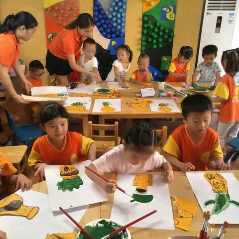 【台湾三之三御璟幼儿园】特色课程 —— 美陶工坊《想象画》