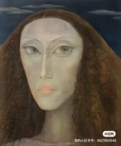 女性艺术曹巢的油画之作