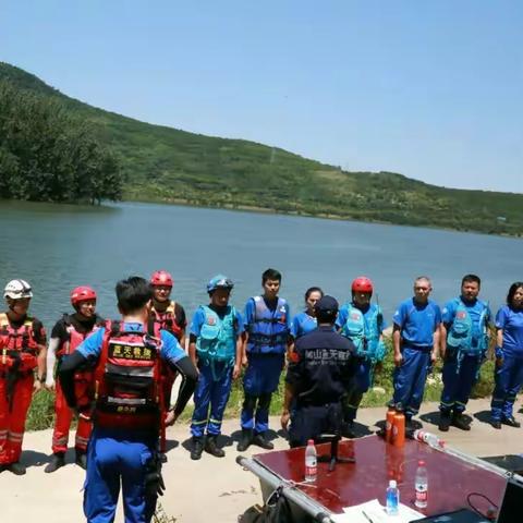 黑河金盆水库开展防溺水应急演练