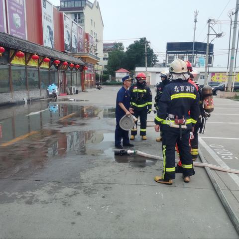 实战拉动谋打赢，大庆安保练精兵———昌平支队对北七家建材城开展无预案拉动演练