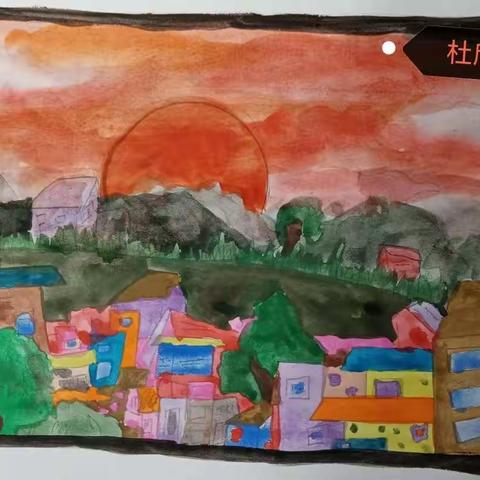 绘心中暖阳，展最美风彩一一一城北小学教育集团五五班