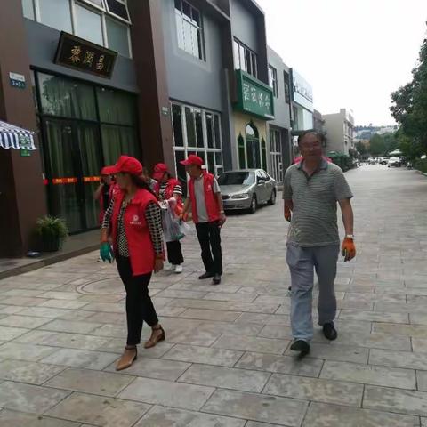 山水社区环境清洁整治助力“双创”冲刺