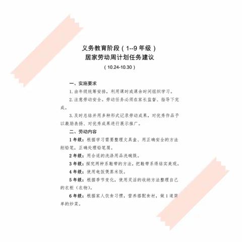 云端学习显身手，争做劳动小达人——沂水县诸葛镇第三小学居家劳动周活动纪实