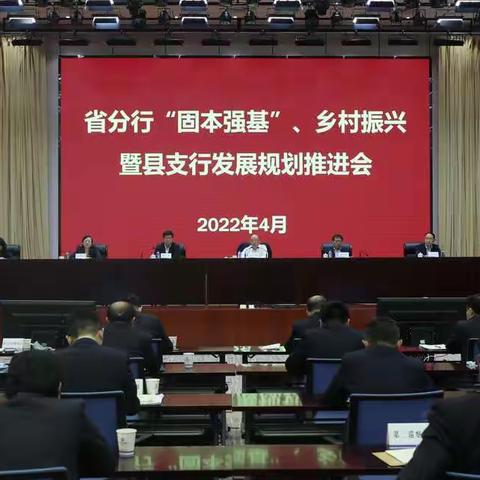 安徽分行召开乡村振兴暨县支行发展规划推进会